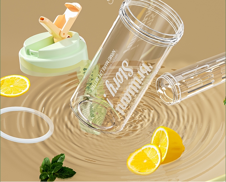 lemon and infusion water bottle